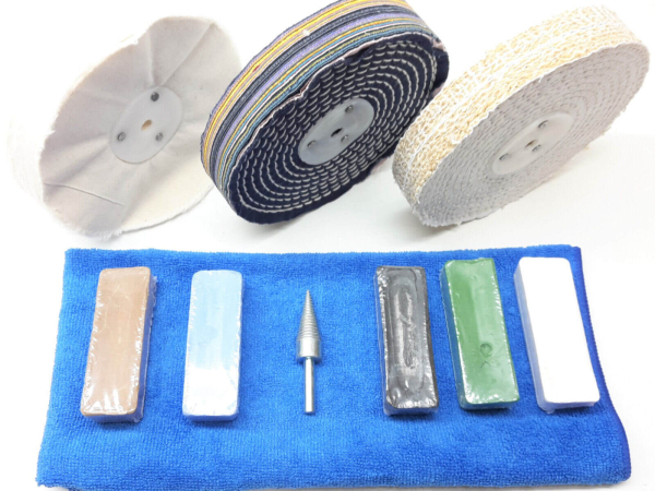 10-tlg. Universal-Polierset Profi für Bohrmaschinen 150mm