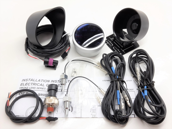 4 in 1 Öldruckanzeige smoke 60mm