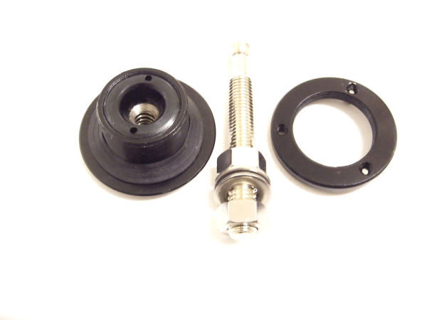 Push Button Motorhauben Schnellverschluss schwarz